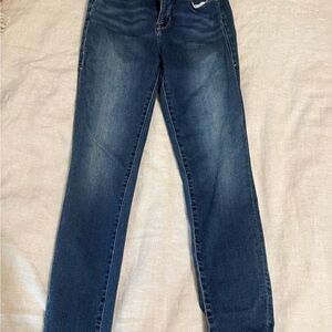 Good American Deep Indigo Skinny Jeans